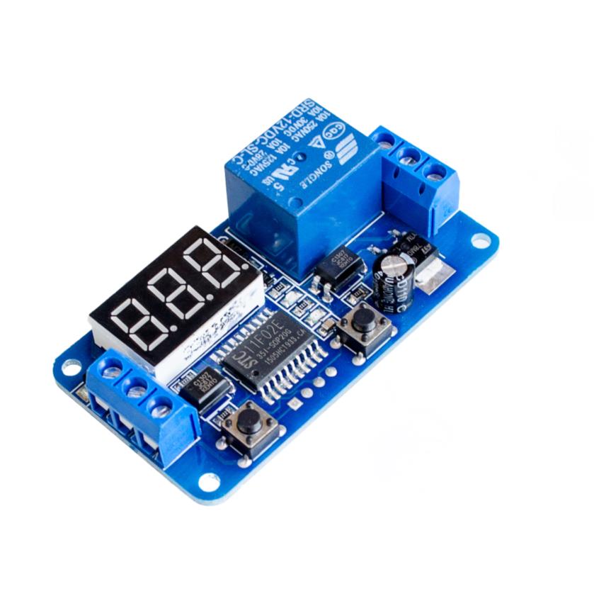 custom 1Pcs 12V Home Automation Delay Timer Control Switch Module Digital display LED