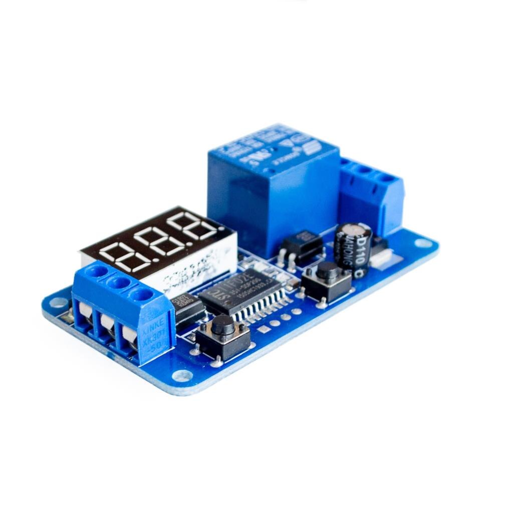 custom 1Pcs 12V Home Automation Delay Timer Control Switch Module Digital display LED