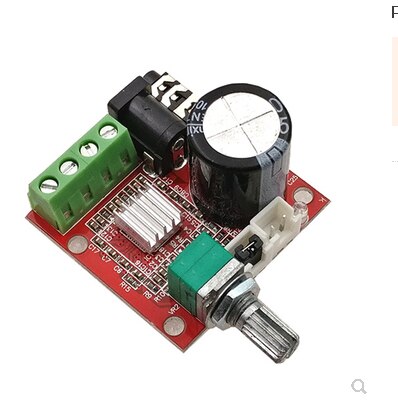custom 1Pcs 12V Mini High Fidelity PAM8610 Stereo Audio Amplifier Amplifier Board 2X10W Dual Channel Class D