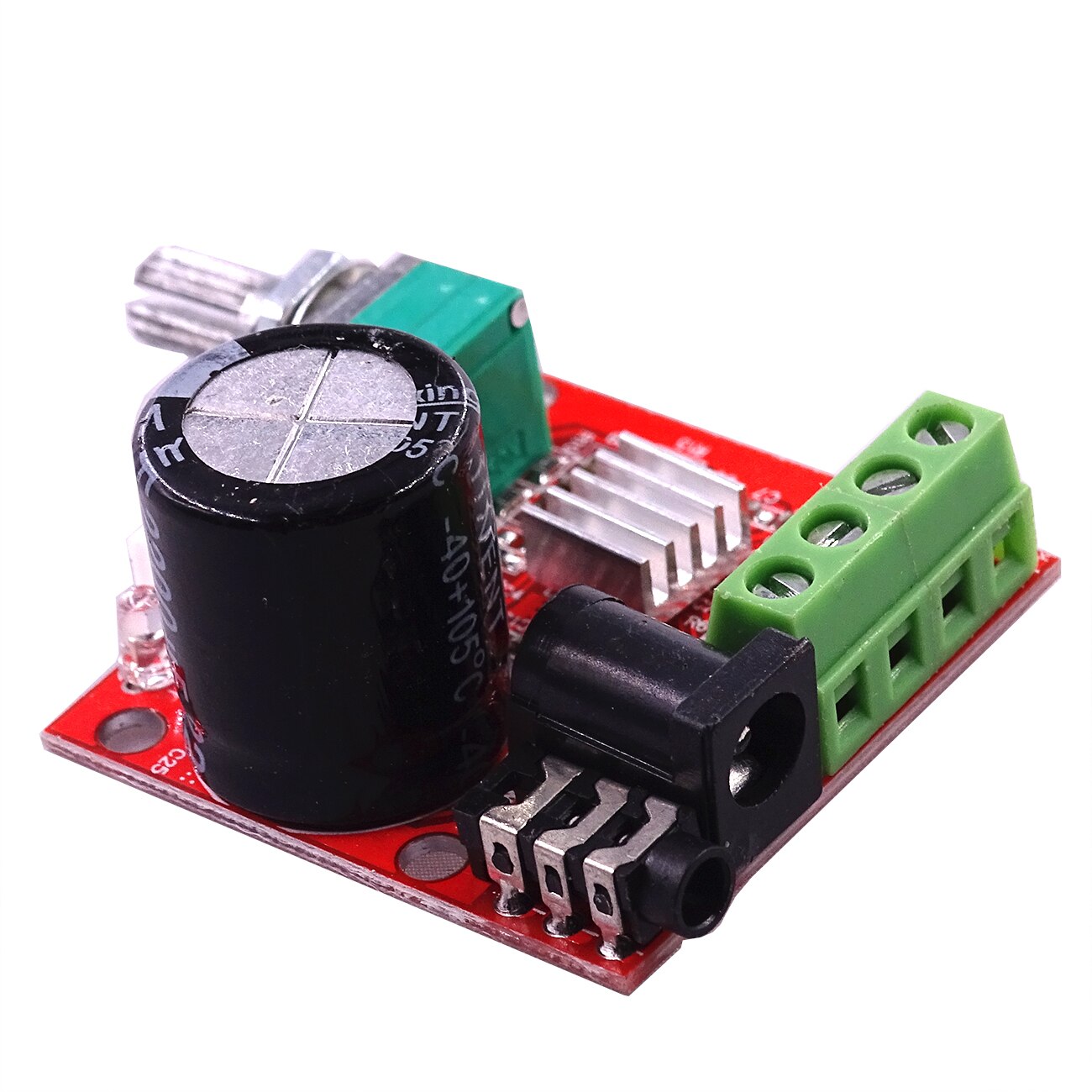 custom 1Pcs 12V Mini High Fidelity PAM8610 Stereo Audio Amplifier Amplifier Board 2X10W Dual Channel Class D