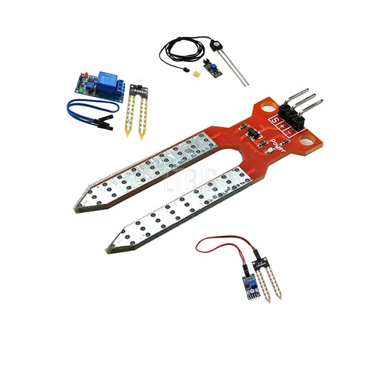 custom 1Pcs 12V soil moisture sensor relay soil module no water below humidity start automatic watering system soil sensor