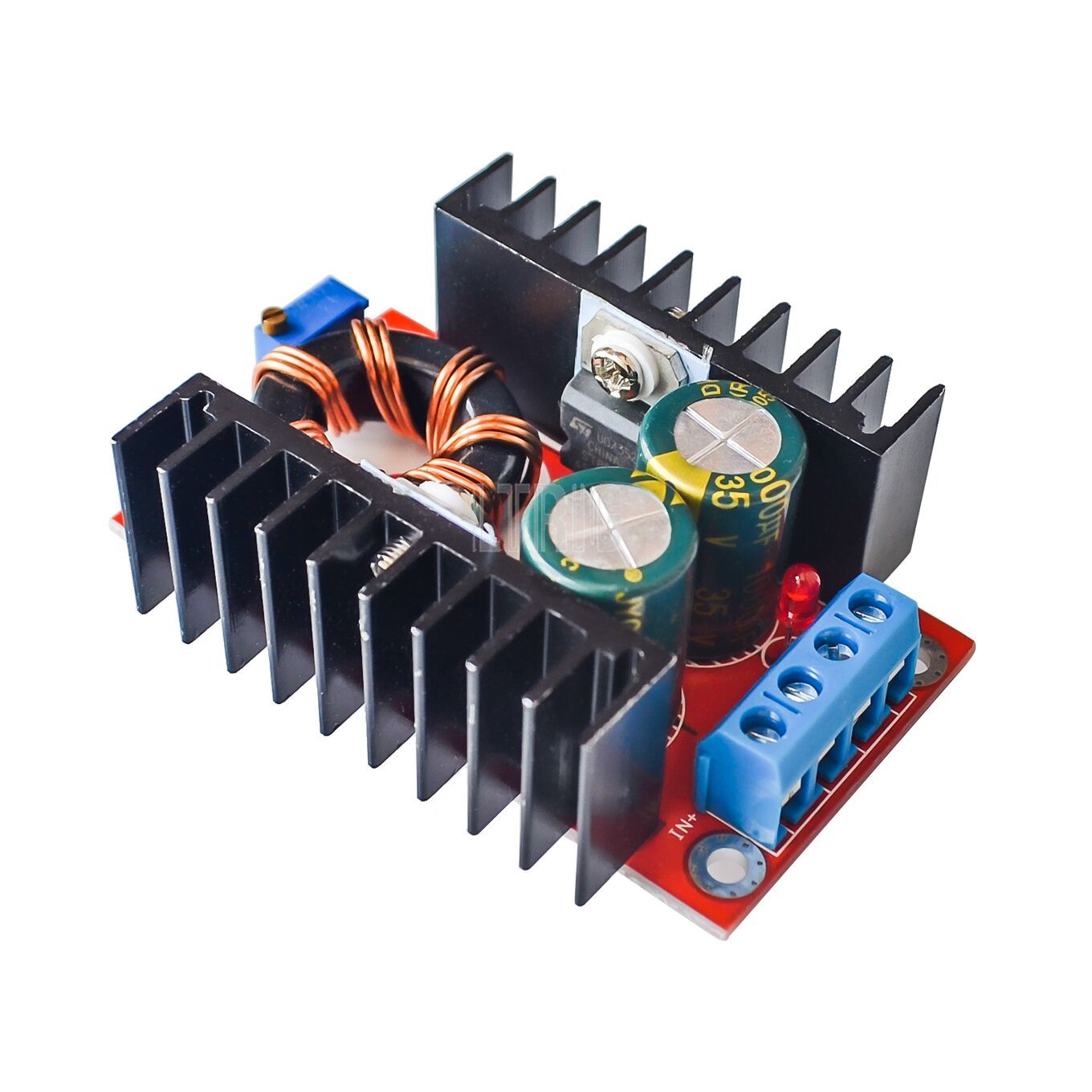 custom 1Pcs 150W Boost Converter DC-DC 10-32V to 12-35V Step Up Voltage Charger Module   Drop