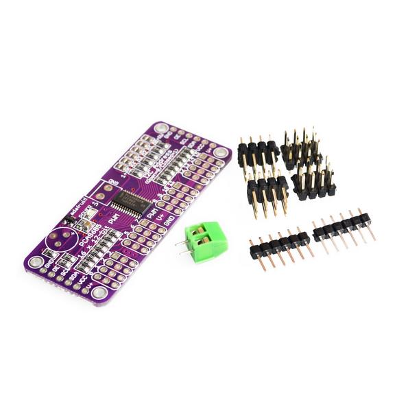 custom 1Pcs 16 Channel 12-bit PWM/Servo Driver-I2C interface-PCA9685 for Raspberry pi shield module servo shield