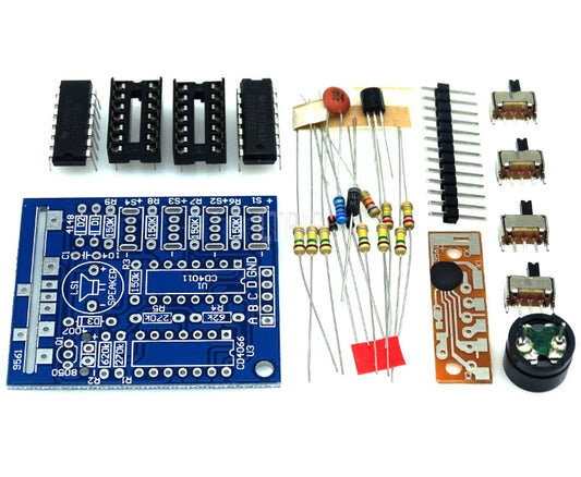 custom 1Pcs 16 Music Sound Box ectronic Module DIY Kit Parts Components Soldering Practice Learning Kits for Arduino