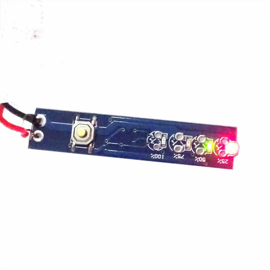 custom 1Pcs 1S 2S 3S 4S 18650 Battery Power Indicator 3.7V-16.8V Power Indicator Panel Polymer Power Display