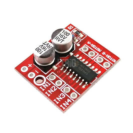 custom 1Pcs 2 DC Motor Drive Module Reversing PWM Speed Dual H Bridge Stepper Motor for Smart Car victory L298N