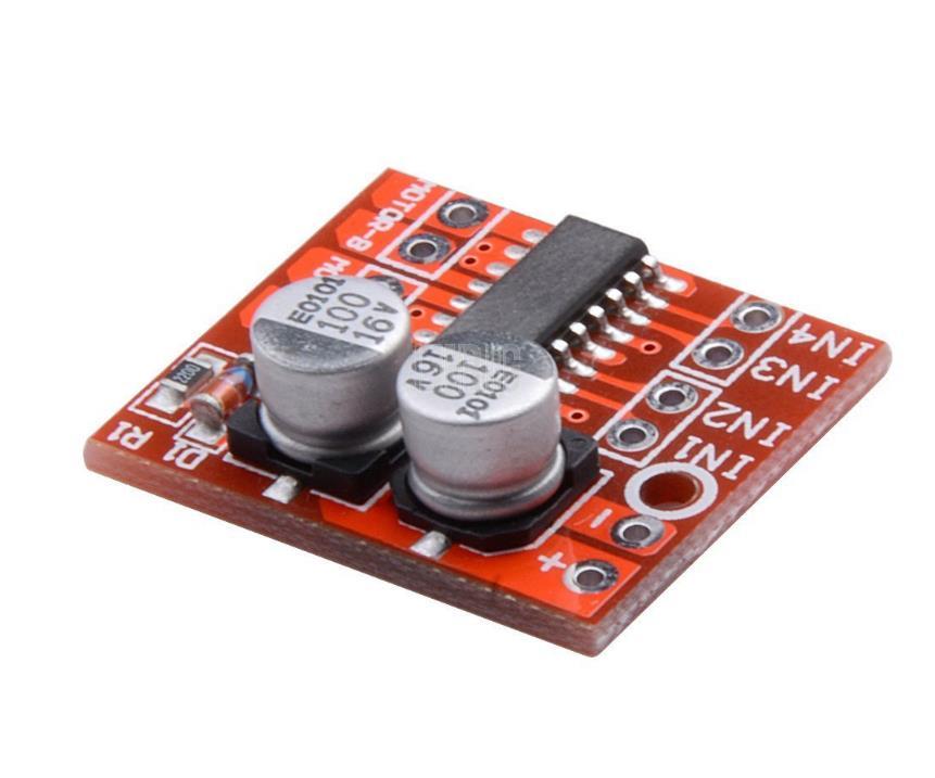 custom 1Pcs 2 DC Motor Drive Module Reversing PWM Speed Dual H Bridge Stepper Motor for Smart Car victory L298N