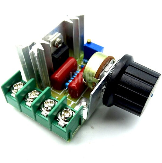 custom 1Pcs 2000W ac 220V voltage regulator electronic brushless motor speed control thyristor dimmer temperature control