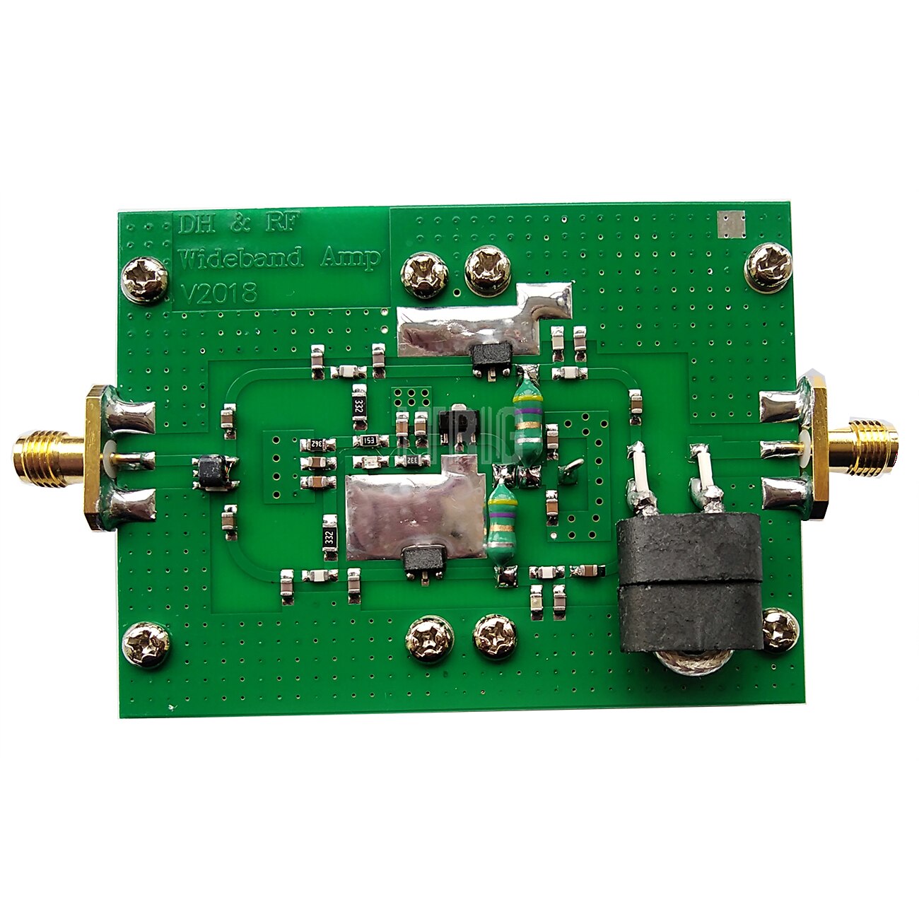 custom 1Pcs 20MHz-512MHz 5W ultra-wideband RF power amplifier linear power amplifier FM radio remote control V2019