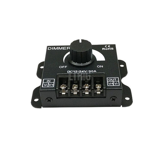 custom 1Pcs 30A led dimmer dc 12V 24V adjustable brightness lamp strip driver single color power supply light 5050 3528