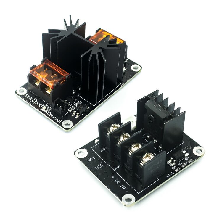 custom 1Pcs 3D Printer Heated Bed Power Module High Current 25A 30A MOSFET Upgrade RAMPS 1.4