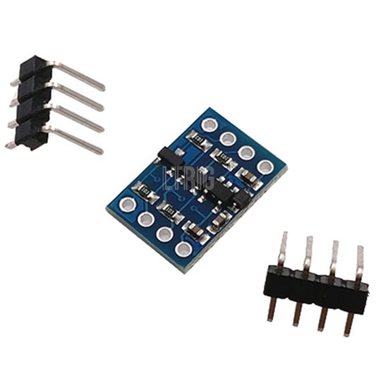 custom 1Pcs 4 channel IIC I2C Logic Level Converter Bi-Directional Module 5V to 3.3V