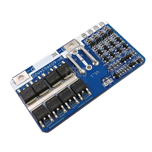 custom 1Pcs 4 string 14.8V 16.8V 20A work 18650 lithium battery pack protection board