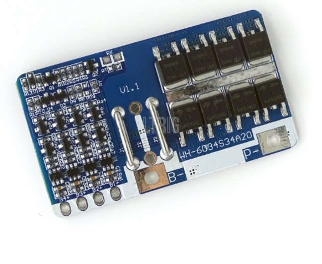 custom 1Pcs 4 string 14.8V 16.8V 20A work 18650 lithium battery pack protection board
