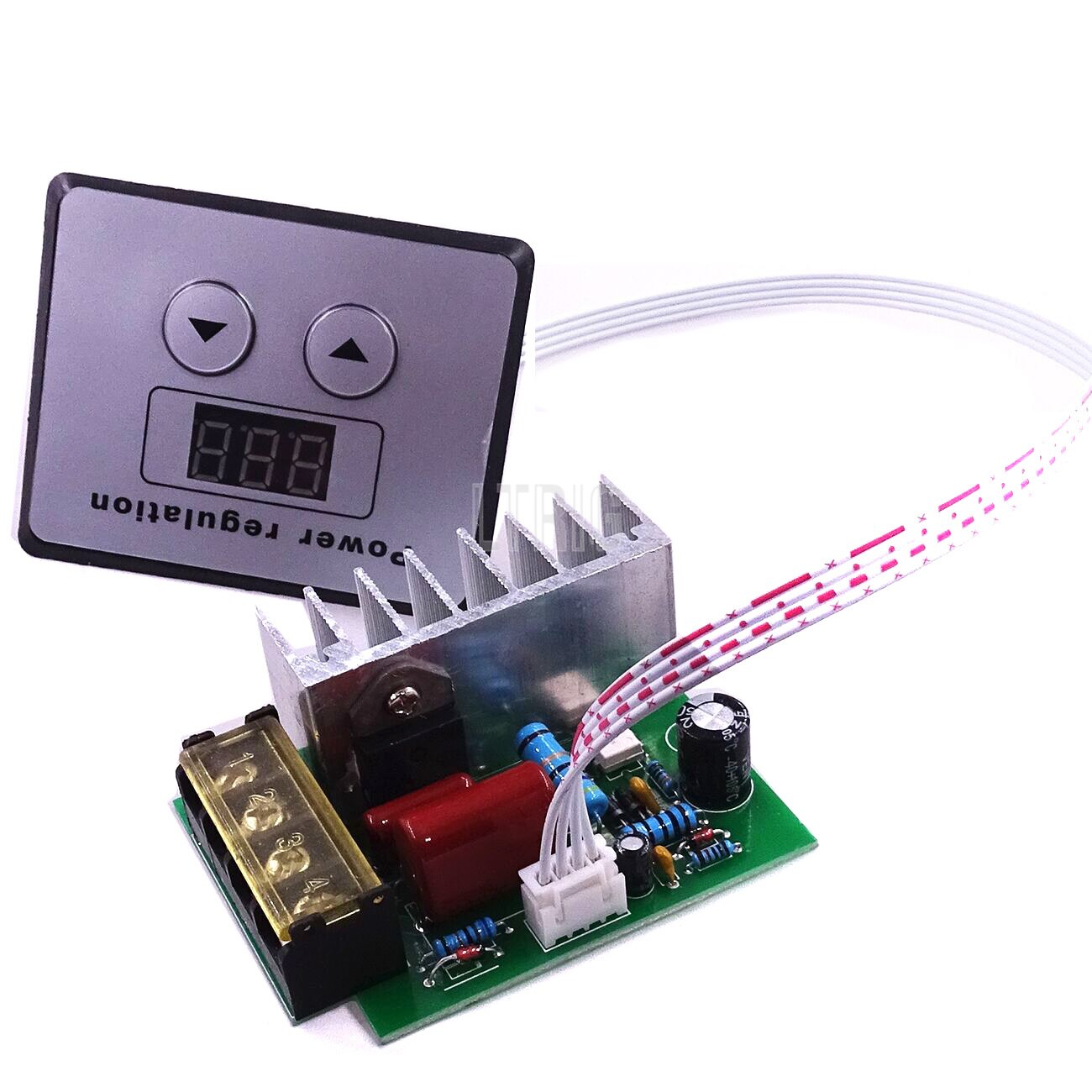 custom 1Pcs 4000W CNC silicon power electronic voltage regulator dimming speed and temperature regulation