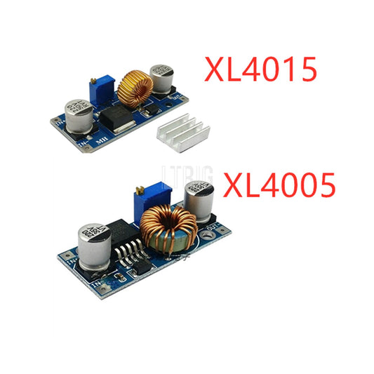 custom 1Pcs 5A XL4015 XL4005 DC-DC 4-38 V to 1.25-36 V 24 V 12 V 9 V 5 V Lithium Charger Buck Adjustable LED Power Module