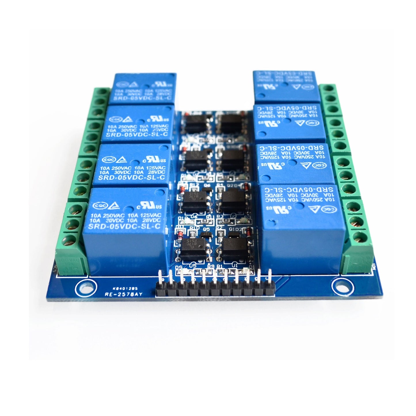 custom 1Pcs 5V 10A 8 Channel Relay Module forArduino