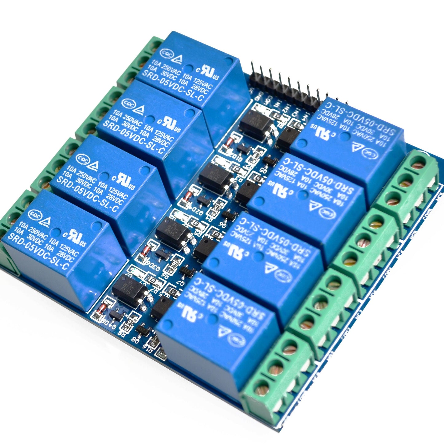 custom 1Pcs 5V 10A 8 Channel Relay Module forArduino