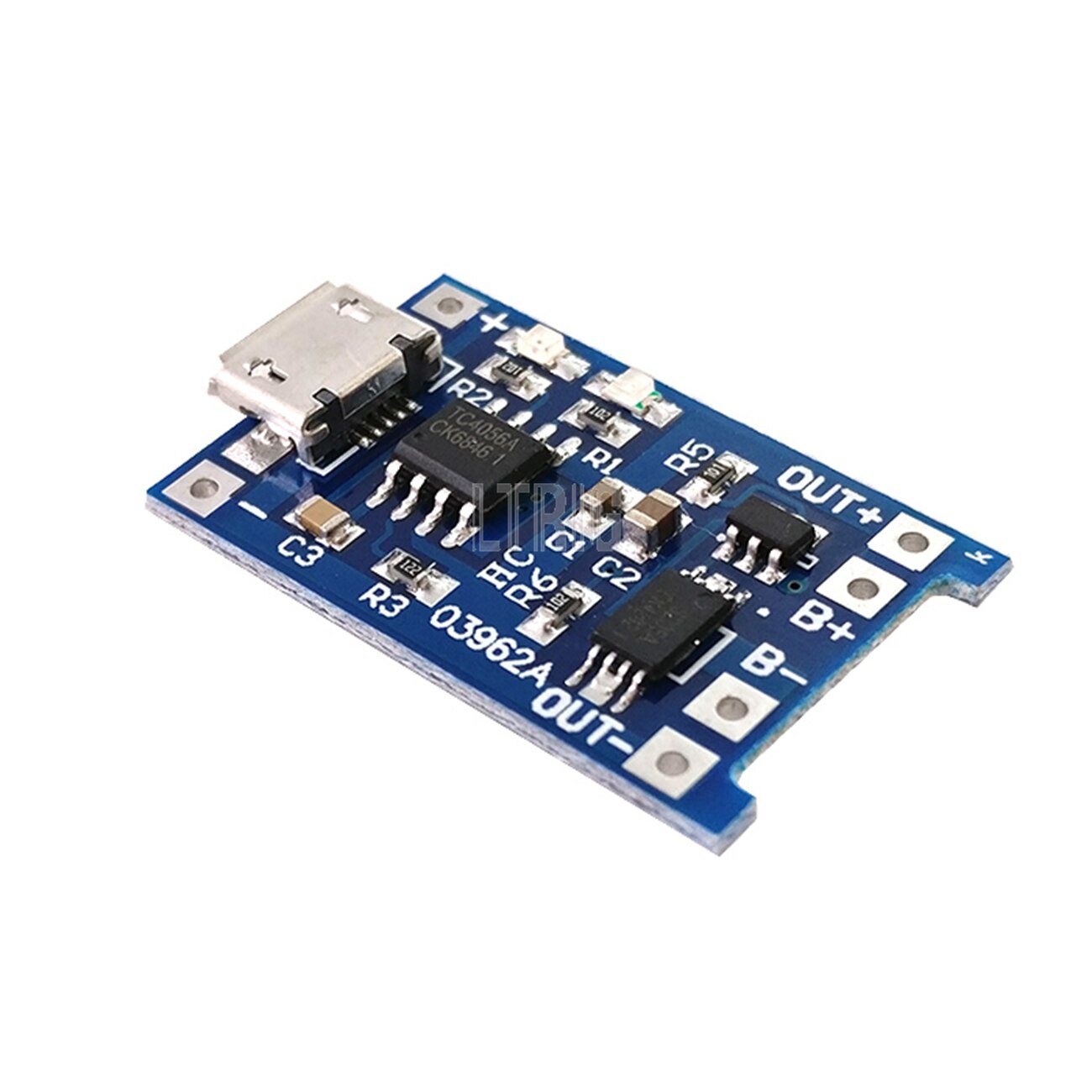 custom 1Pcs 5V Micro USB 1A 18650 Lithium Battery Charging Board With Protection Charger Module