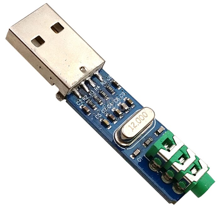 custom 1Pcs 5cm mini pcm2704 hifi dac usb sound card usb power dac decoder board module for arduino raspberry pi 16 bits.