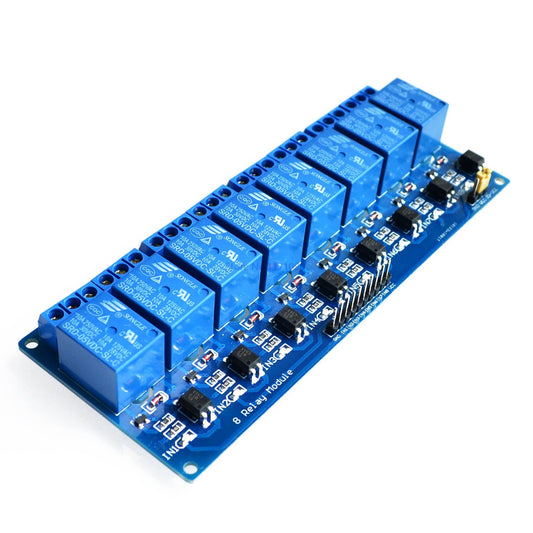 custom 1Pcs 8 channel 8-channel relay control panel PLC relay 5V module for arduino hot sale in stock