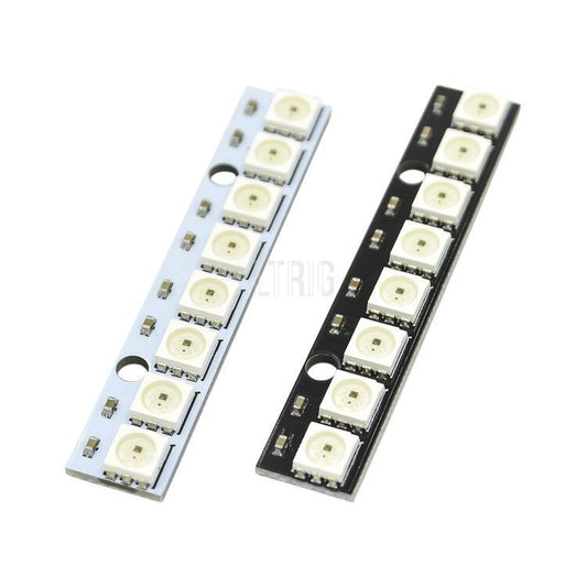 custom 1Pcs 8 channel WS2812 5050 RGB LED lights development board for Arduino