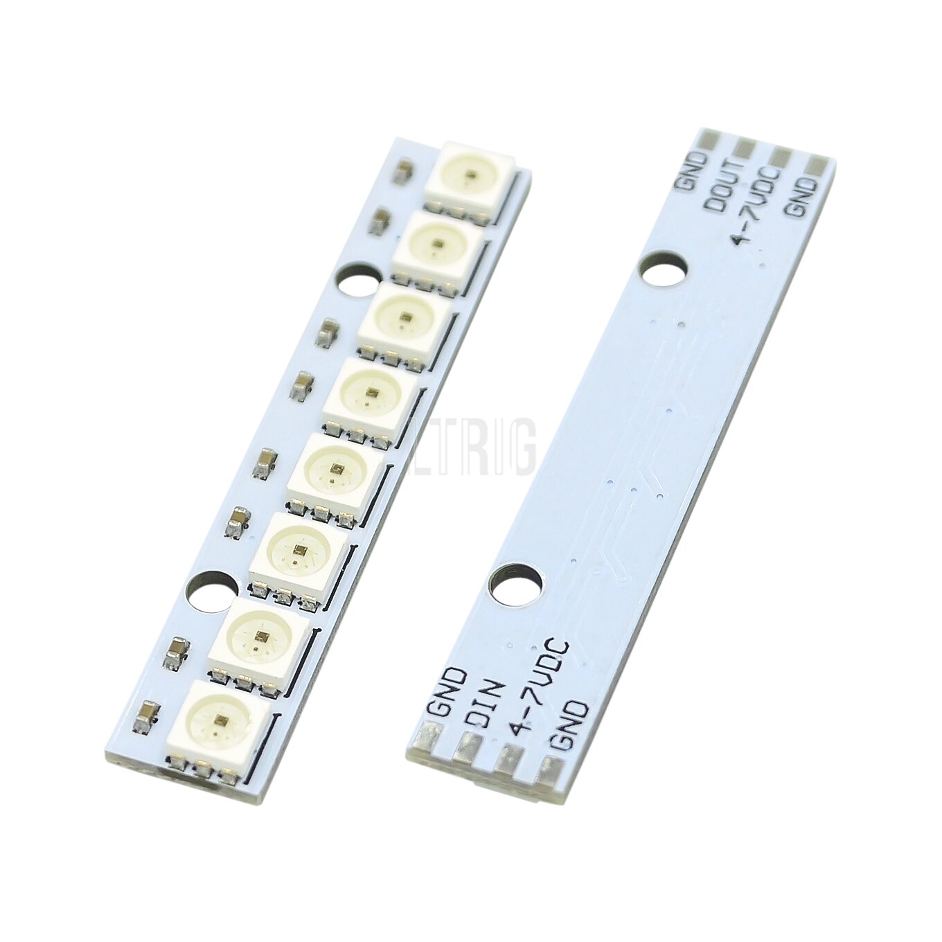 custom 1Pcs 8 channel WS2812 5050 RGB LED lights development board for Arduino