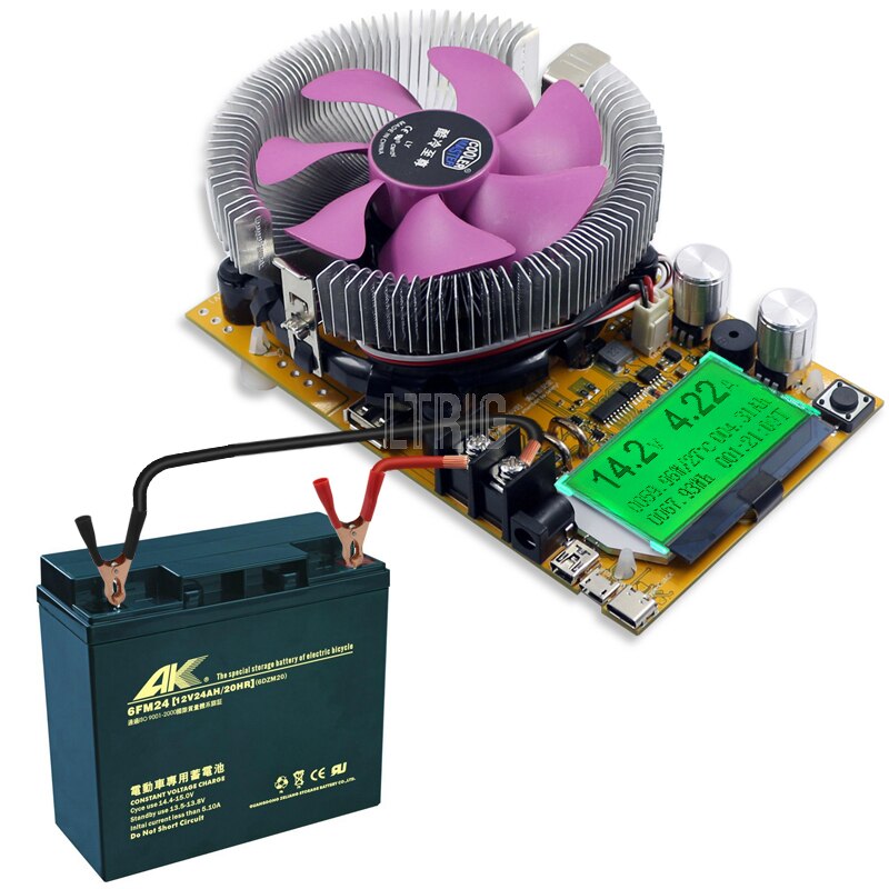 custom 1Pcs 8 in 1 150w usb digital meter battery capacity tester adjustable voltmeter constant current charger