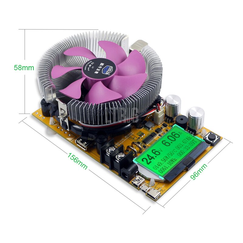 custom 1Pcs 8 in 1 150w usb digital meter battery capacity tester adjustable voltmeter constant current charger