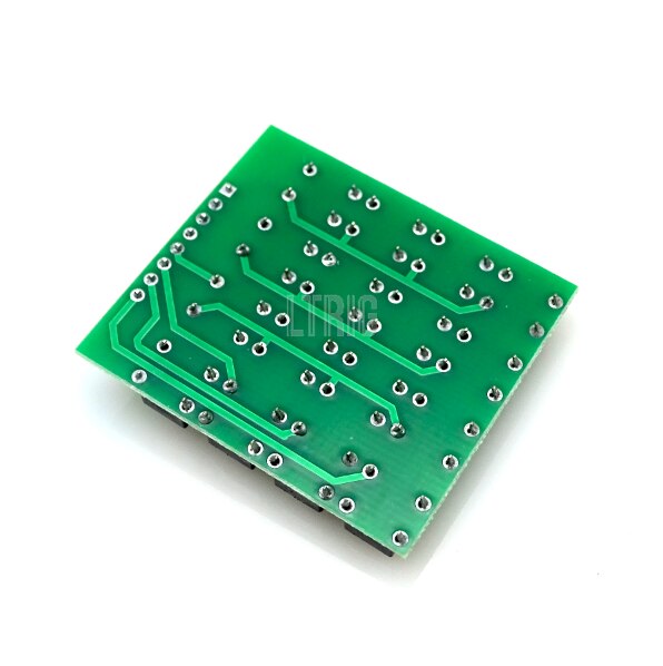 custom 1Pcs 8pin 4x4 4 * 4 matrix 16 keys button keyboard module bread plate mcu for arduino diy kit