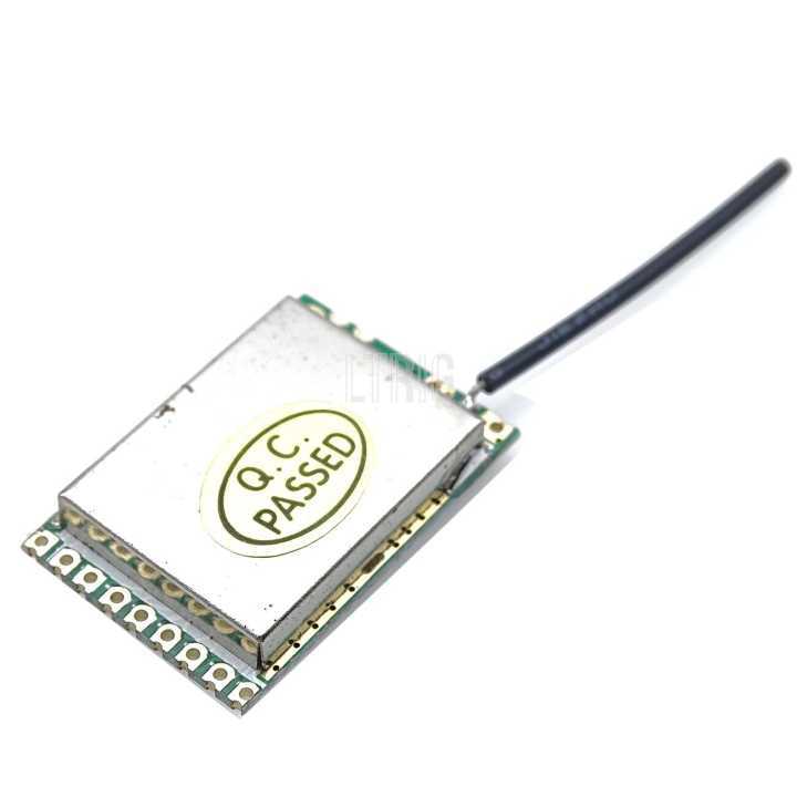 custom 1Pcs A7105 RFIC 500m Wireless Transceiver XL7105-D03 Module with Antenna