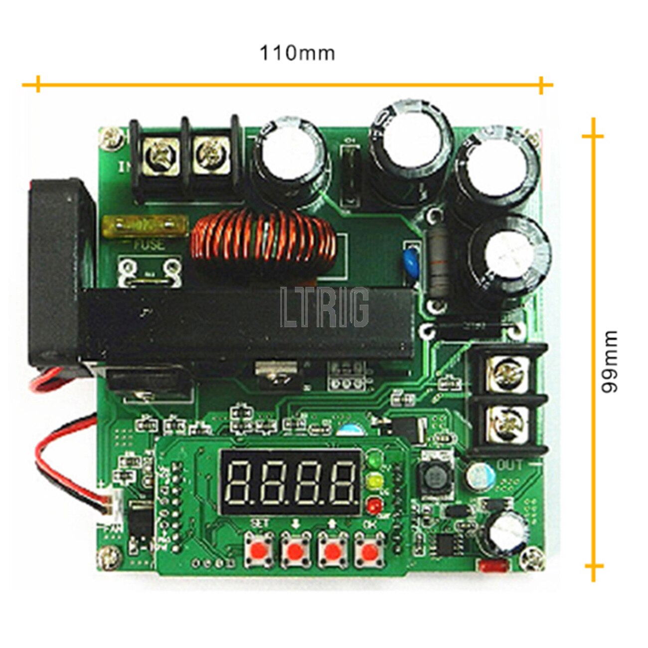 custom 1Pcs B900W adjustable impulse module Current Transformer Voltage Regulator Module Input Constant 8-60v 10-120v 900w