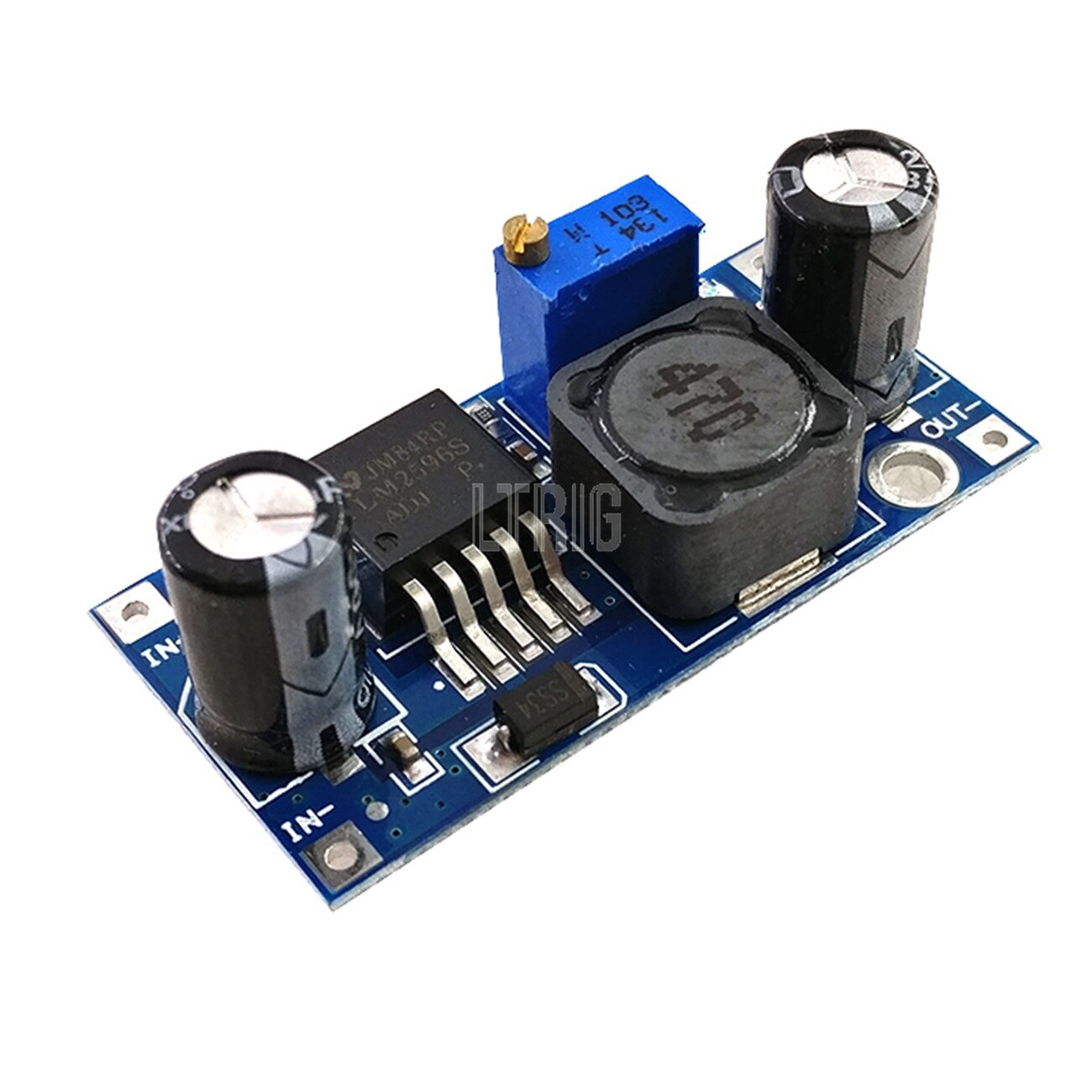 custom 1Pcs Batch LM2596S LM2596 DC-DC Stepping Module 5V / 12V / 24V Adjustable Regulator 3A Power Module