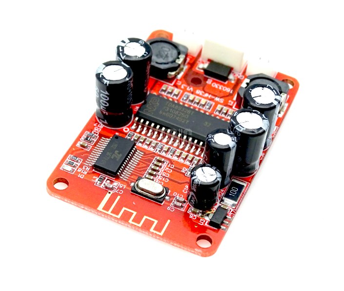 custom 1Pcs Bluetooth digital power amplifier board 2 x15w bluetooth speaker with power amplifier stereo  V2.0 10~24VDC