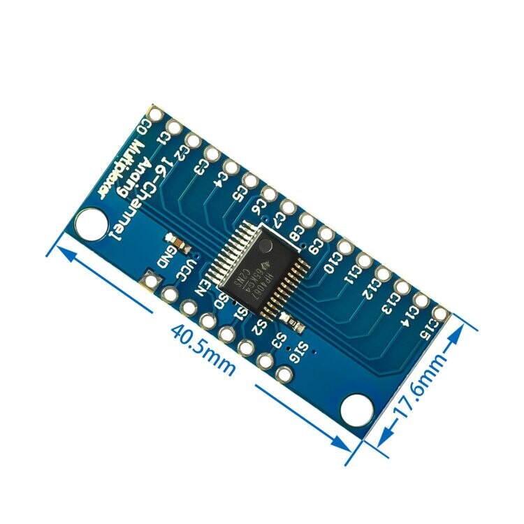 custom 1Pcs CD74HC4067 16-Channel Analog Digital Multiplexer Breakout Board Module For Arduino