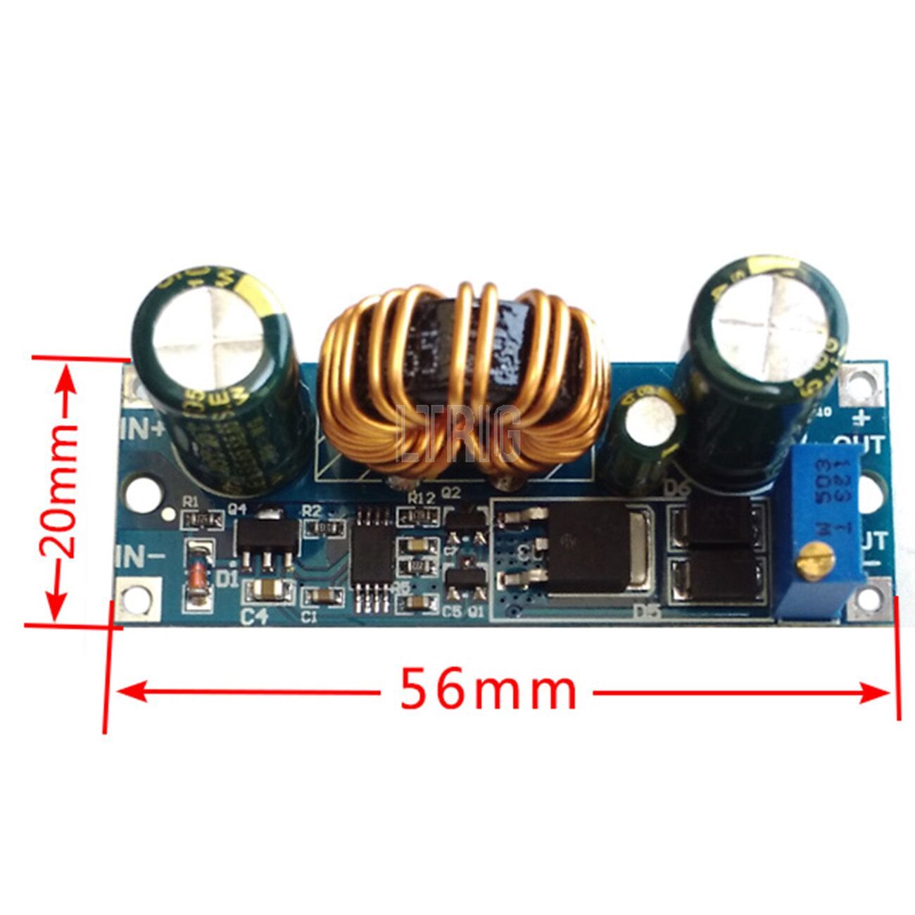 custom 1Pcs CFsunbird Automatic Step-up and Down Power Supply Module Power Supply Buck Voltage Regulator 5.5-30V