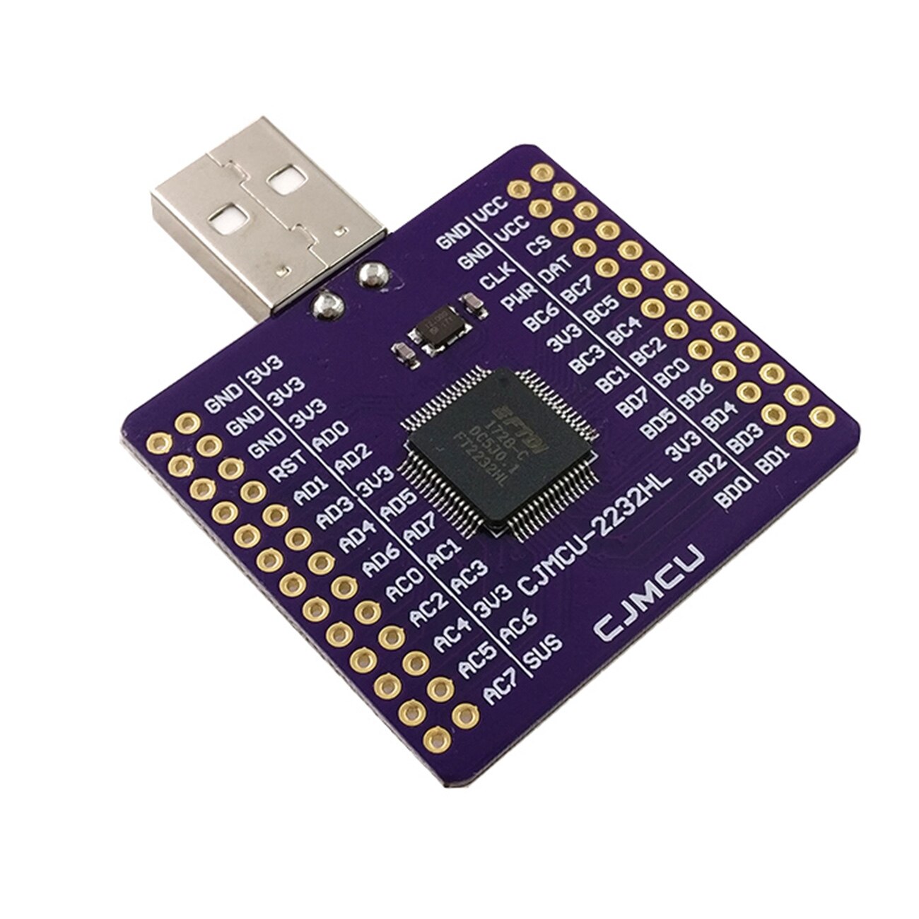 custom 1Pcs CJMCU-2232 FT2232HL USB to UART FIFO SPI I2C JTAG RS232 Bit-Bang module