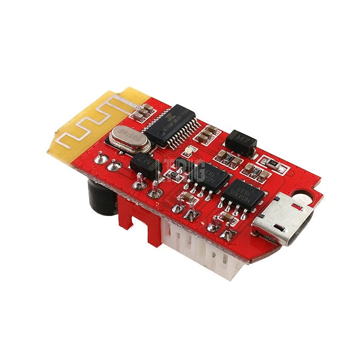 custom 1Pcs CT14 Micro 4.2 Stereo Bluetooth Power Amplifier Board Module 5VF 5W+5W Mini with Charging Port