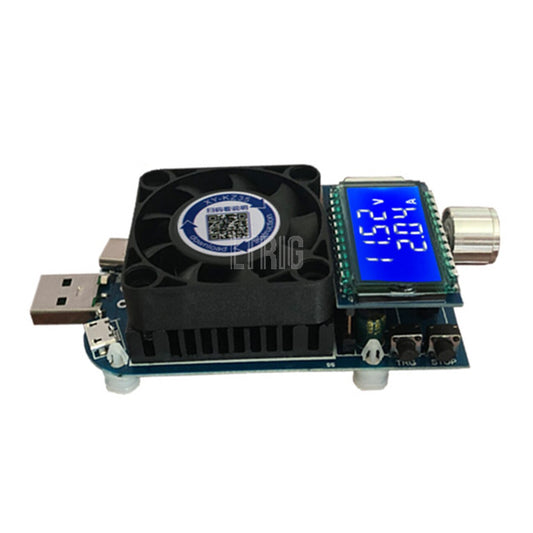 custom 1Pcs Constant Current Electronic Load USB Type C QC2.0/3.0 AFC FCP triggers Battery Tester Discharge Capacity meter
