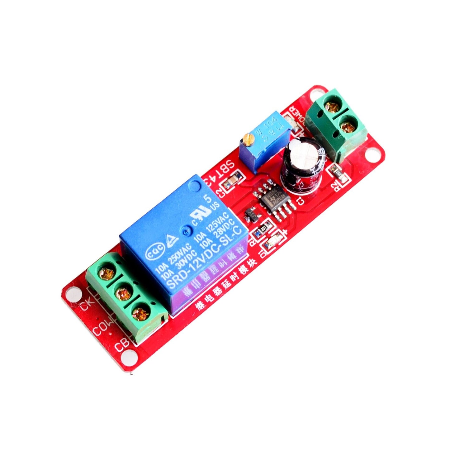 custom 1Pcs DC 12V Delay relay shield NE555 Timer Switch Adjustable Module 0~10S