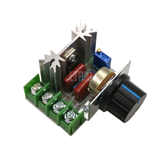 custom 1Pcs DC 220V 2000W Voltage Regulator, Dimming Voltage Regulator, Motor Speed Controller, Regulator Module