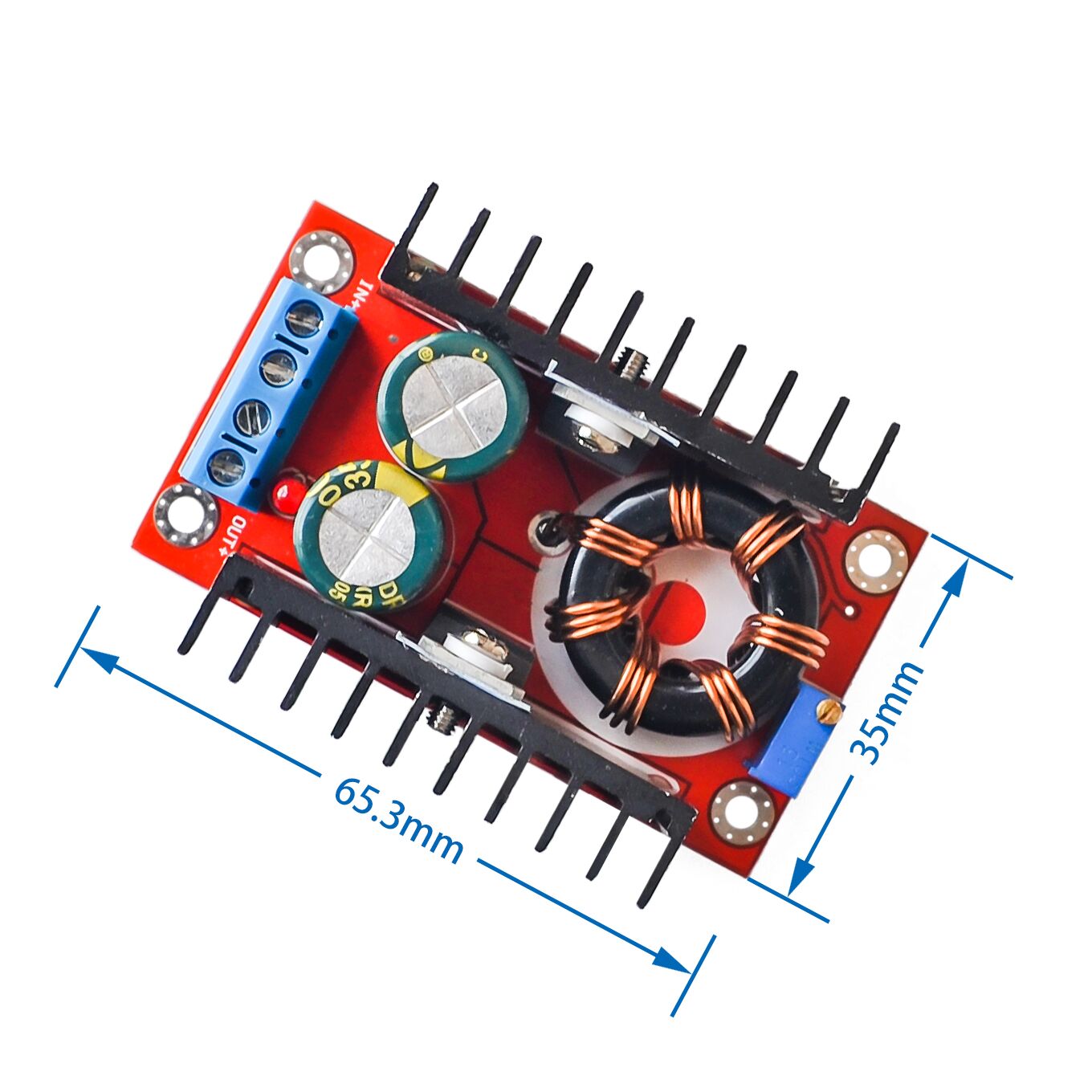 custom 1Pcs DC CC 9A 300W 150W Boost Converter Step Down Buck Converter 5-40V To 1.2-35V Power module