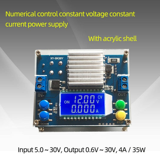 custom 1Pcs DC-DC 35w 4a adjustable automatic buck boost power module cccv step up down converter voltage solar charging
