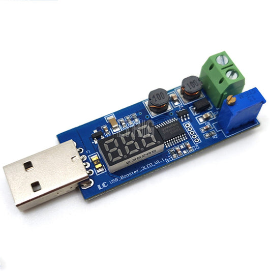 custom 1Pcs DC-DC 5V to 3.5V / 12V USB Step UP / Down power supply module adjustable boost converter  1.2V-24V