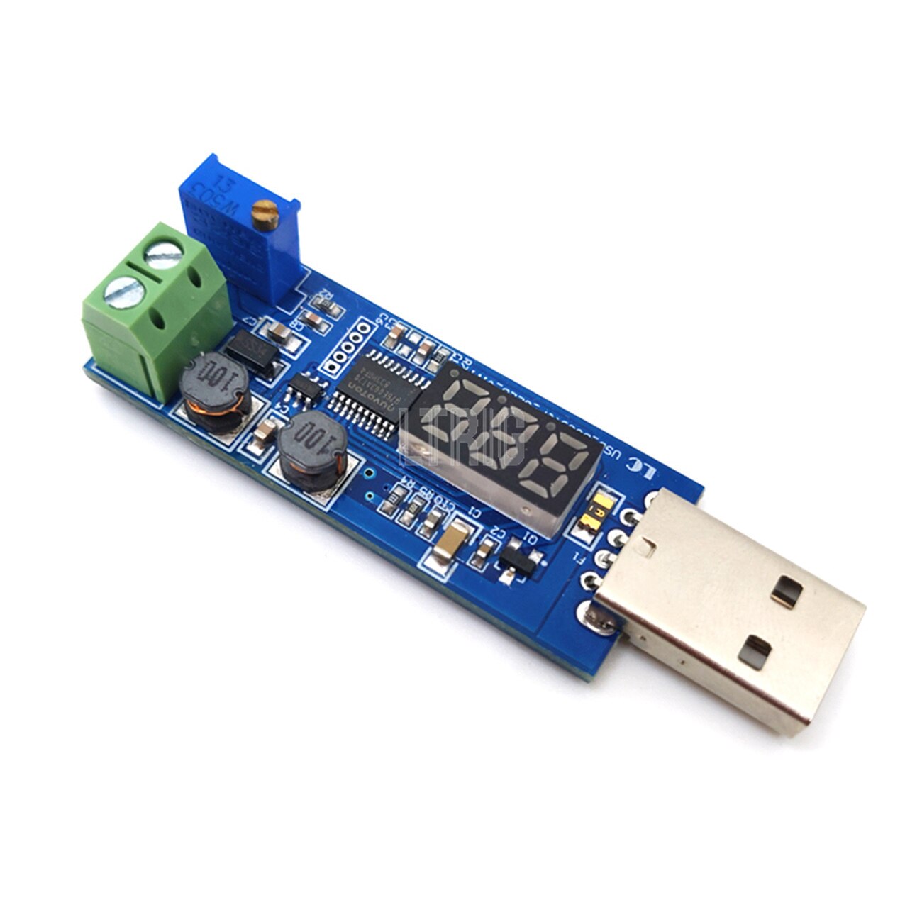custom 1Pcs DC-DC 5V to 3.5V / 12V USB Step UP / Down power supply module adjustable boost converter  1.2V-24V