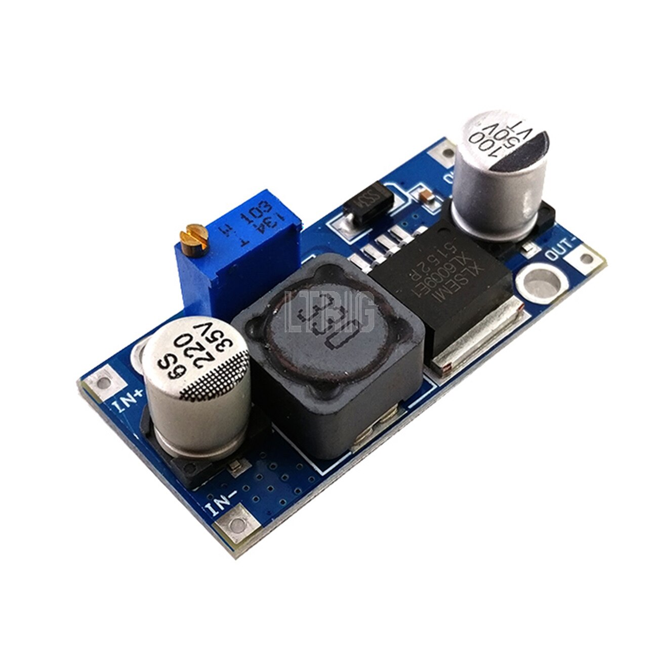 custom 1Pcs DC-DC Adjustable Step-Up Boost Power Converter Module XL6009 Replace LM2577