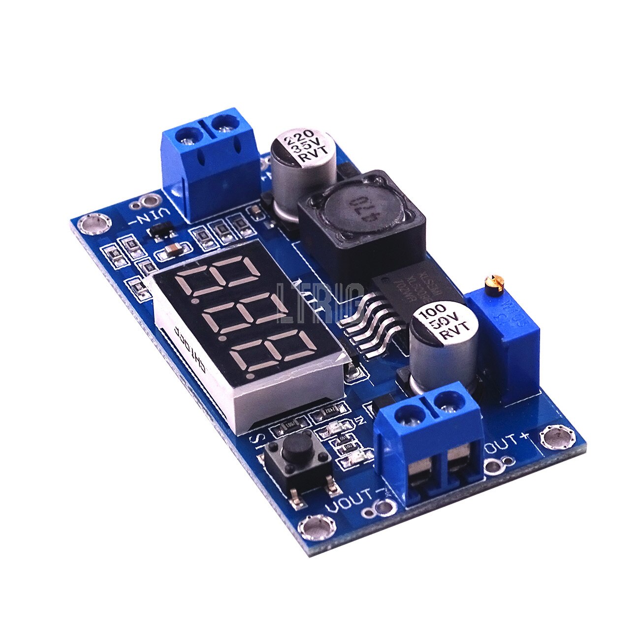 custom 1Pcs DC-DC XL6009 Digital boost adjustable power module 4.5-32V to 5-52VLED boost regulator