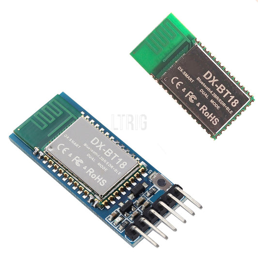 custom 1Pcs DX-BT18 serial port Bluetooth module dual mode SPP2.0 + BLE4.2 transparent compatible HC-05 HC-06 slave mode