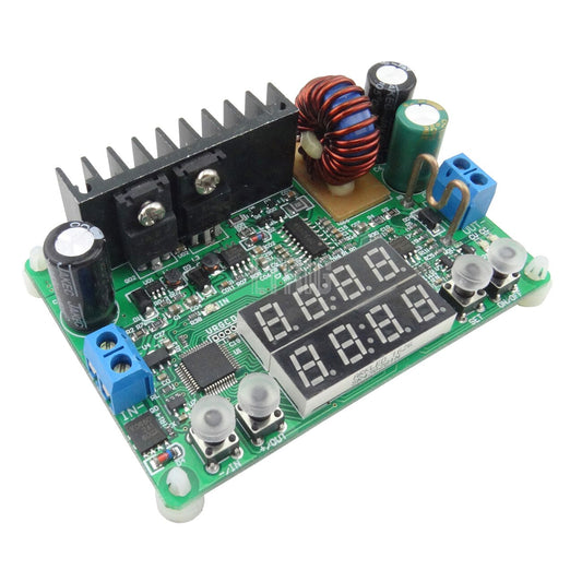 custom 1Pcs Digital controlled DC adjustable step-down regulated power supply module board voltmeter ammeter 32V5A160W