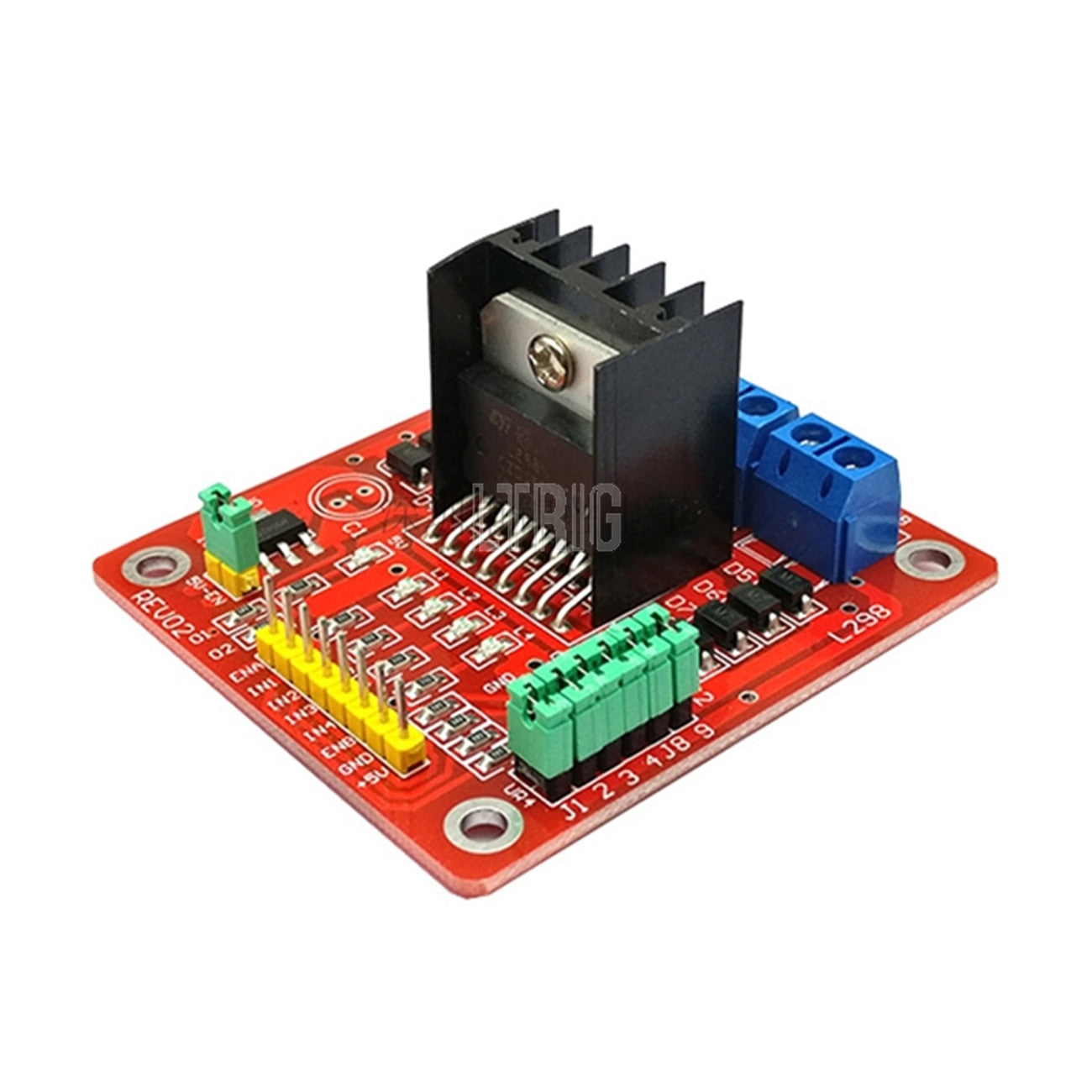 custom 1Pcs Dual l298n h bridge motor driver controller board module